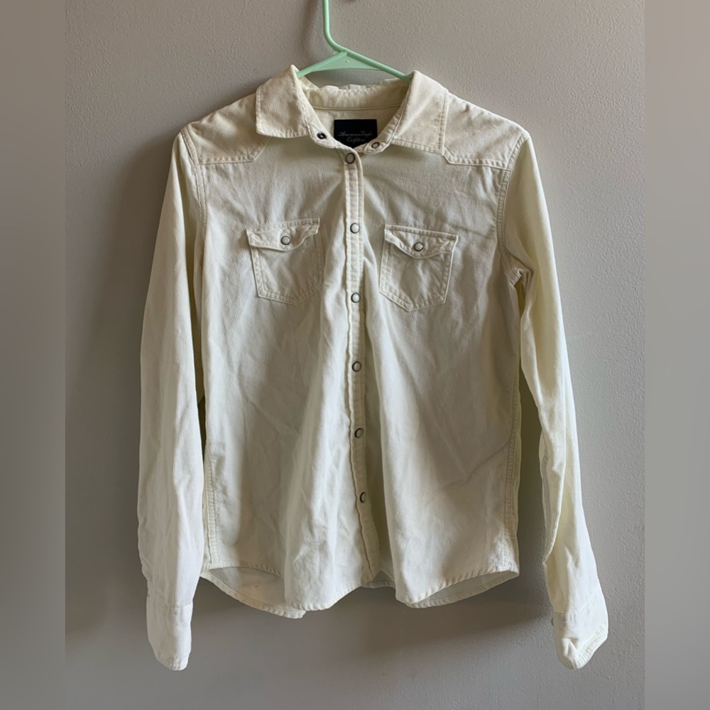 American Eagle Corduroy Button Up/Down Shirt